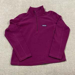 Patagonia Women's Micro D Quarter-Zip Fleece Pullover in Magenta